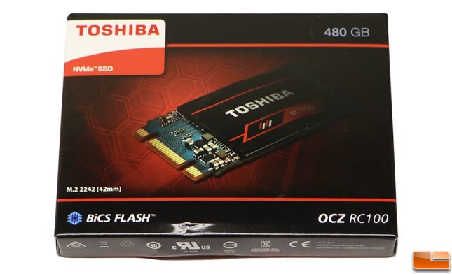 Toshiba OCZ RC100 SSD Retail Packaging