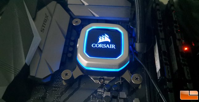 Corsair H100i Pro RGB Lighting