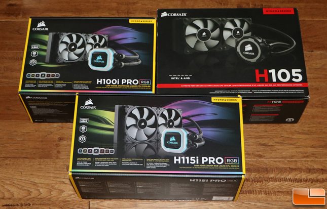 Corsair Hydro CPU Coolers