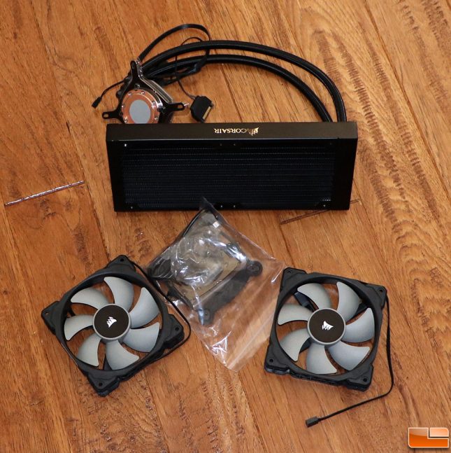 Corsair Hydro H100i PRO Box Contents