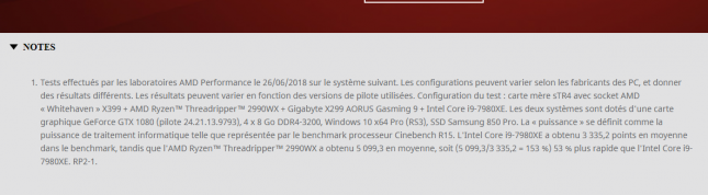 AMD  Ryzen Threadripper 2990WX Cinebench Score