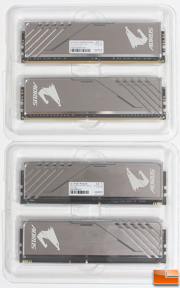 AORUS RGB Memory 16GB (2x8GB) 3200MHz (With Demo Kit)(Limited Edition) Key  Features