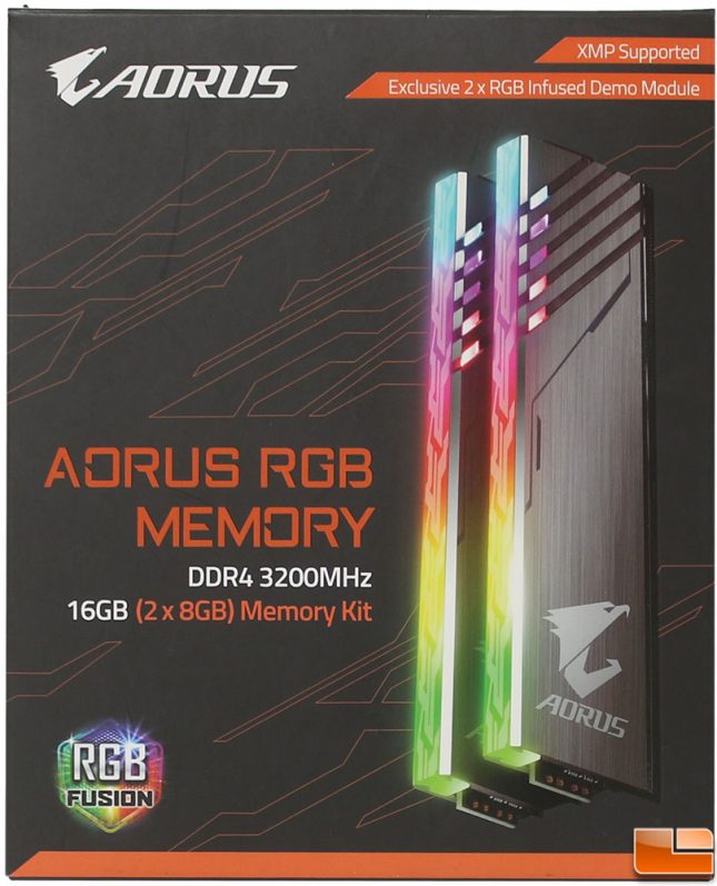 Aorus RGB DDR4 3200MHz Memory