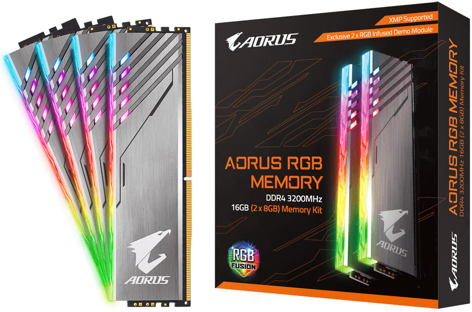Aorus DDR4 RGB 16GB 3200MHz Memory Kit Review - Legit Reviews