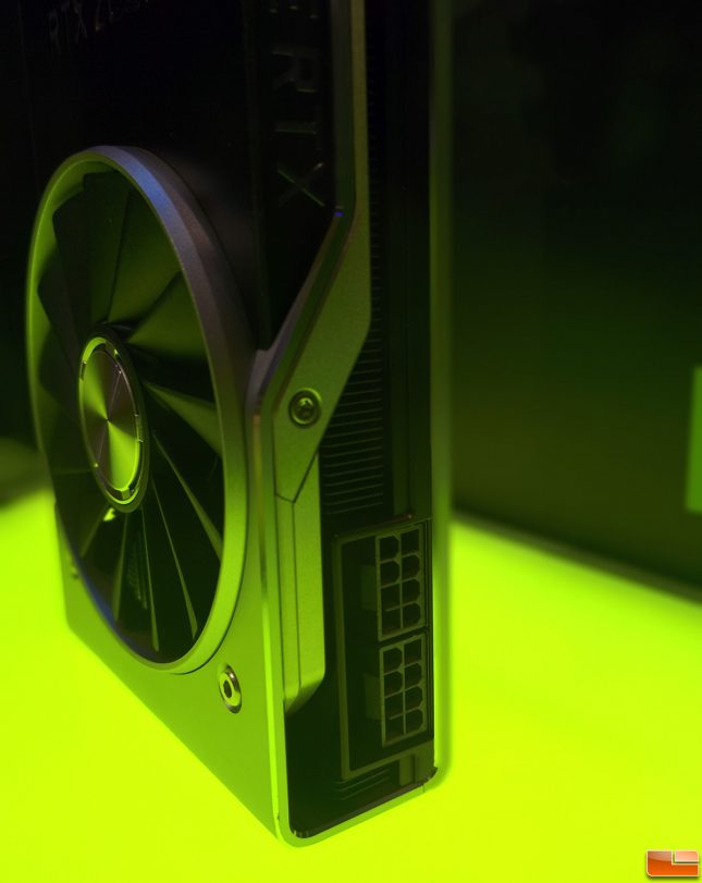 GeForce RTX 2080 Ti PCIe Power Connectors