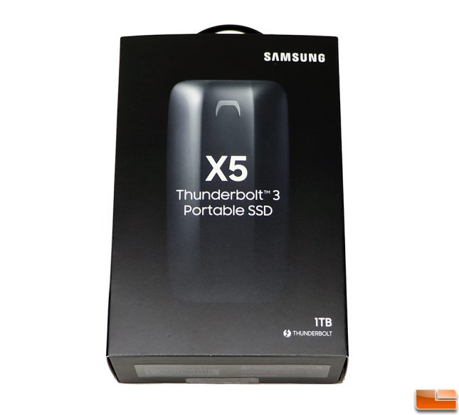 Samsung Portable SSD X5 - Thunderbolt 3