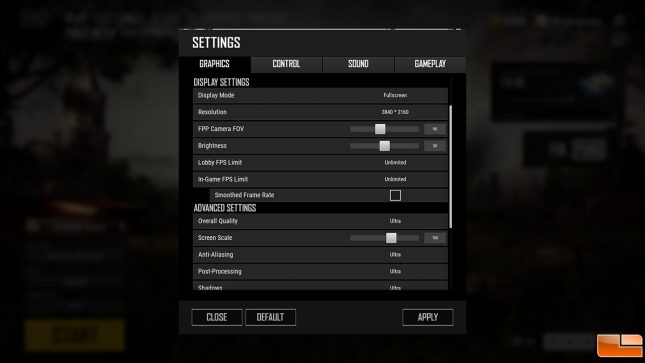 pubg settings