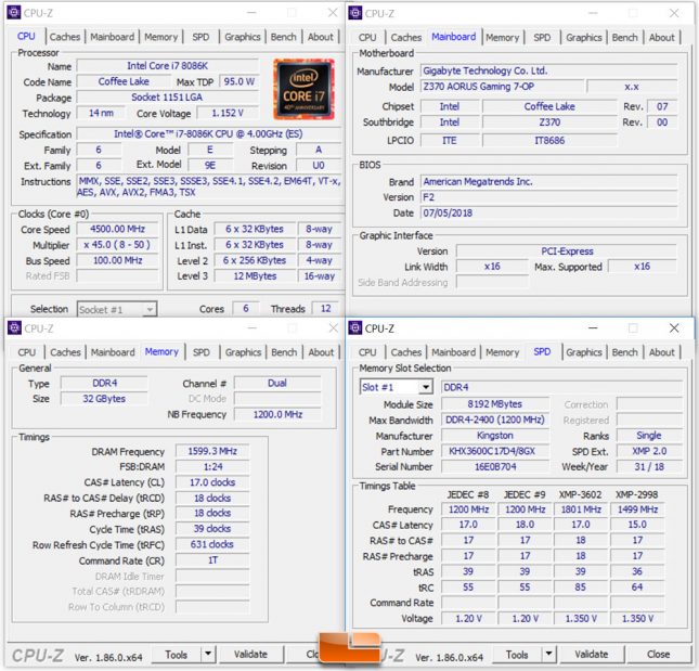 GPU Test System Settings