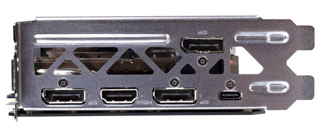 EVGA GeForce RTX 2070 XC Display Connectors