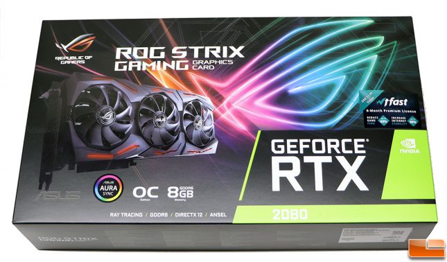 ASUS ROG STRIX GeForce RTX 2080 OC Retail Box
