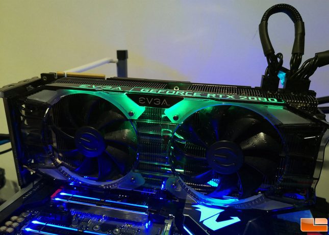 EVGA GeForce RTX 2080 XC Ultra RGB Lights