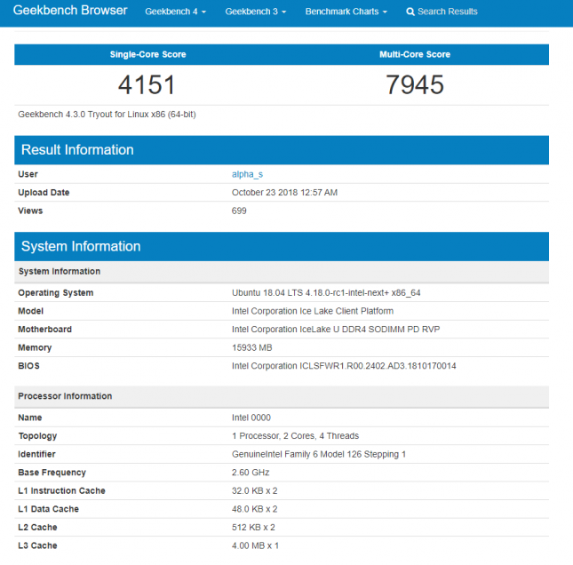 geekbench ubuntu