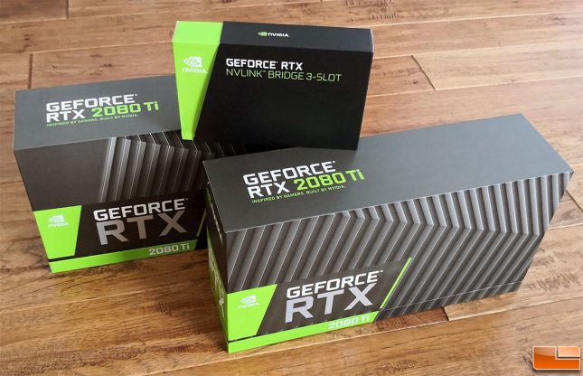 NVIDIA GeForce RTX 2080 Ti SLI Graphics Cards