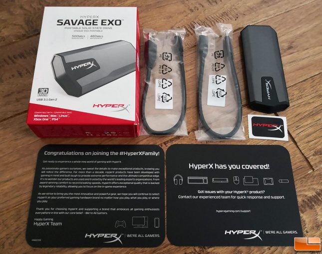 HyperX Savage EXO Accessories