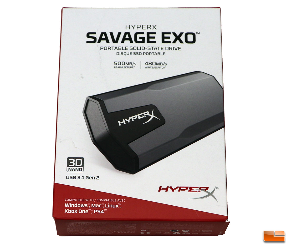 tongue Lender Displacement HyperX Savage EXO SSD External Portable Drive Review - Legit Reviews