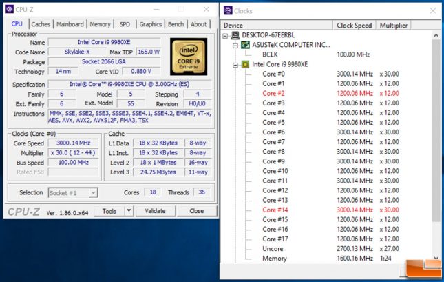 9980XE CPU-Z