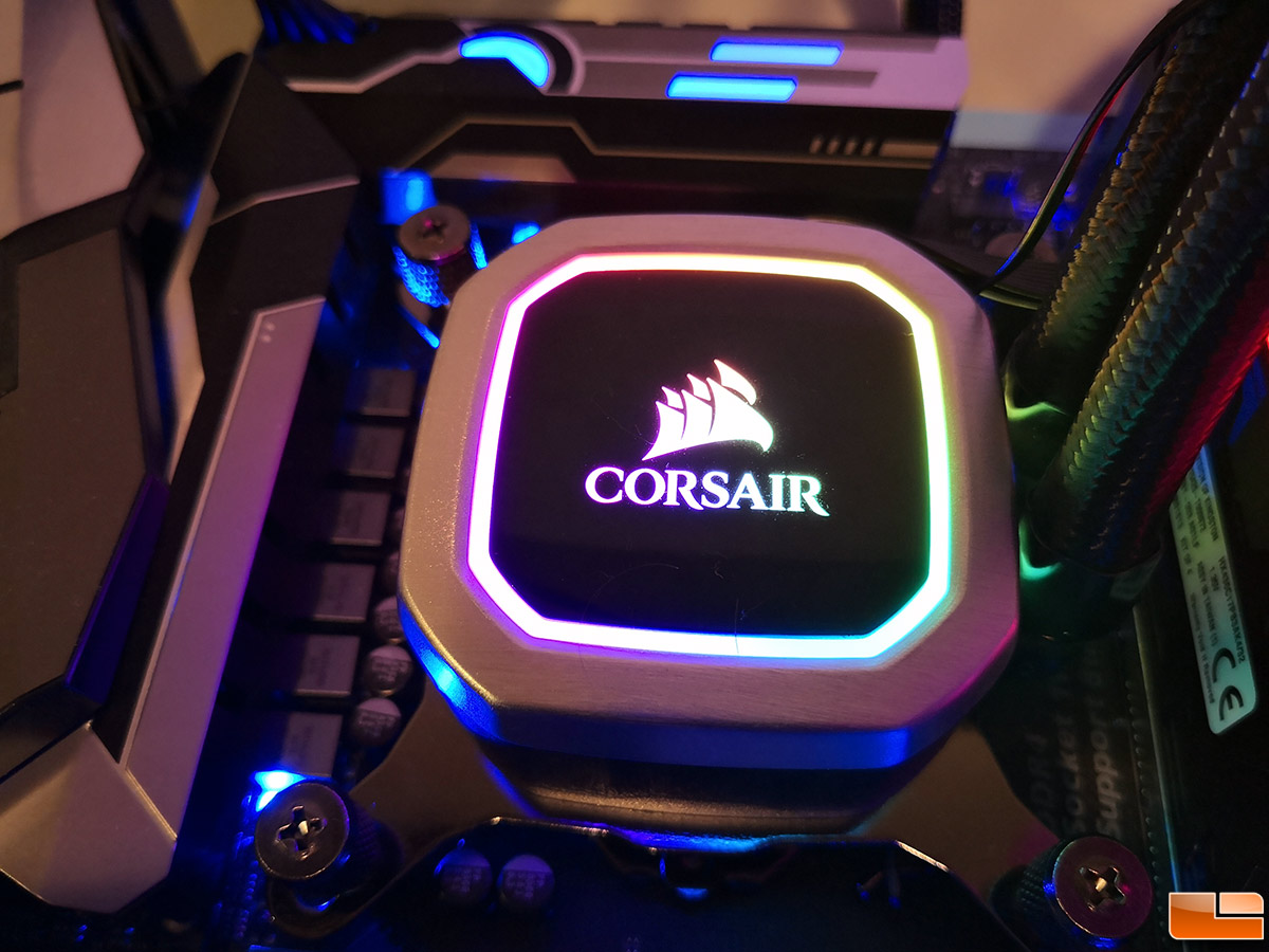 klippe Seks Duplikere Corsair Hydro H100i RGB Platinum CPU Cooler Review - Legit Reviews