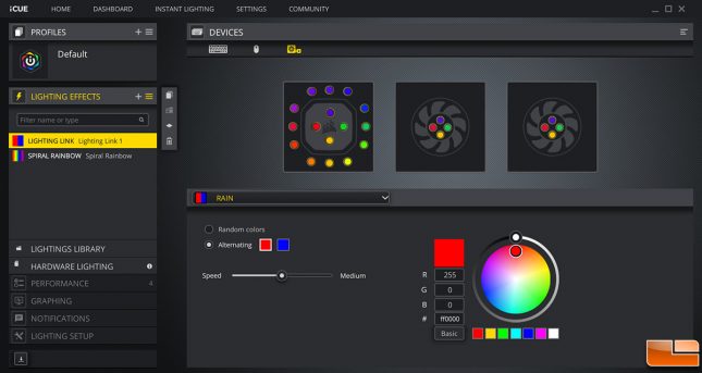 Corsair iCUE Lighting Effects