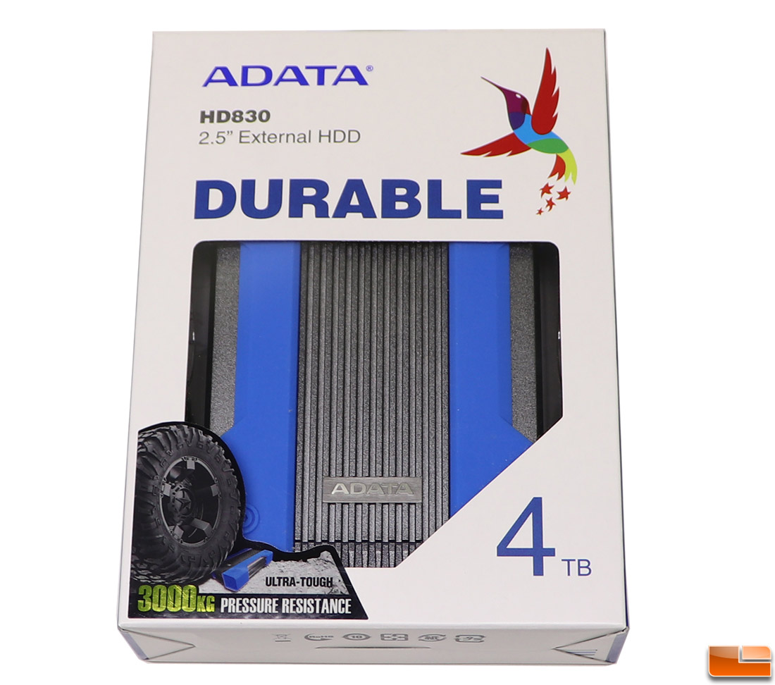 4TB Adata HD830 Extreme durable USB 3.1 disque dur portable 