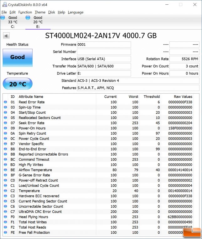 ADATA HD830 Seagate 4TB HDD