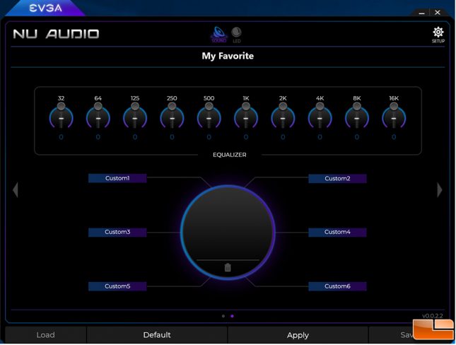 EVGA NU Audio Software - EQ