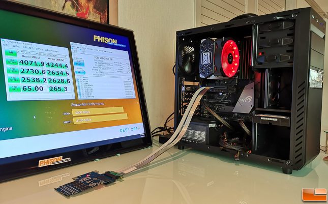 Phison E16 Controller Demo - PCIe Gen 4x4