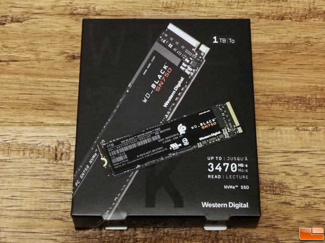 WD BLack SN750 1TB NVMe SSD