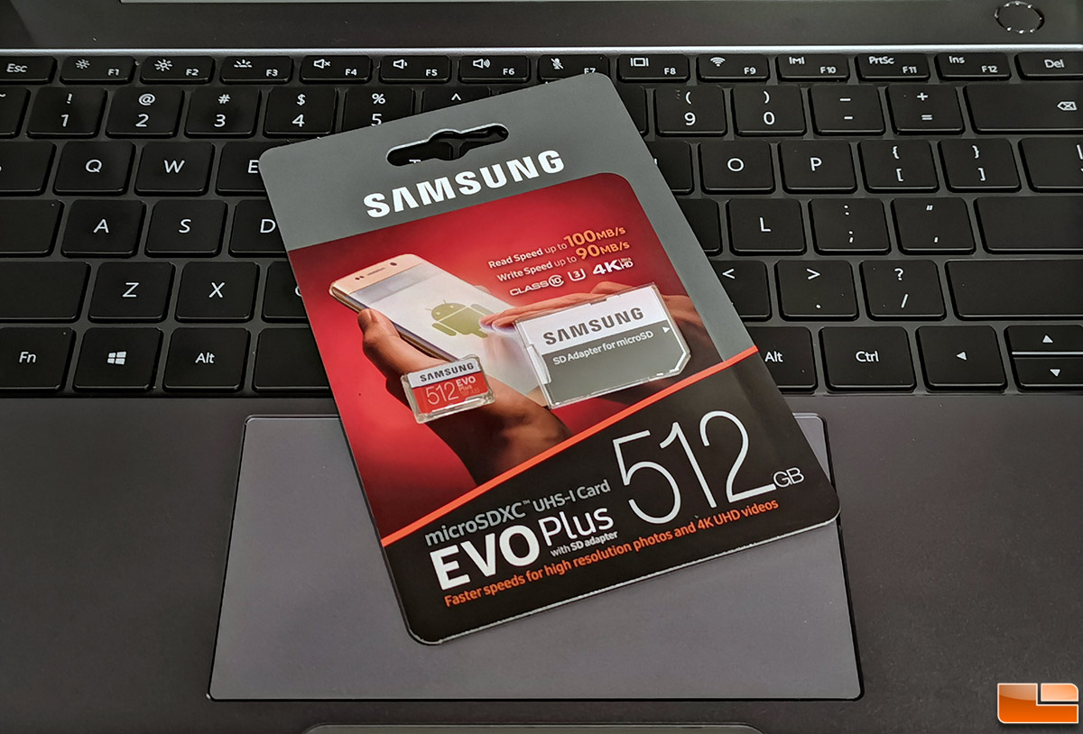 Samsung 512 GB EVO Plus MicroSD Card with Adapter Review - Legit Reviews