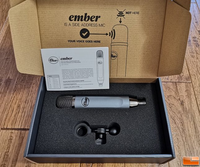 Blue Ember XLR Microphone Retail Accessories