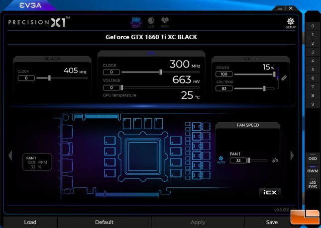 EVGA GeForce GTX 1660 Ti XC Black Precision X1