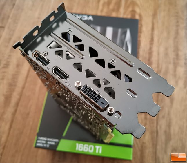 EVGA GeForce GTX 1660 Ti XC Black Video Card Display Connectors