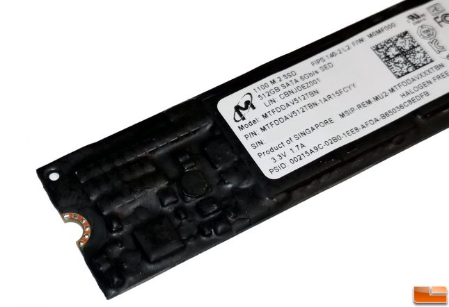 micron 1100 M.2 SATA SSD with FIPS-2 Security
