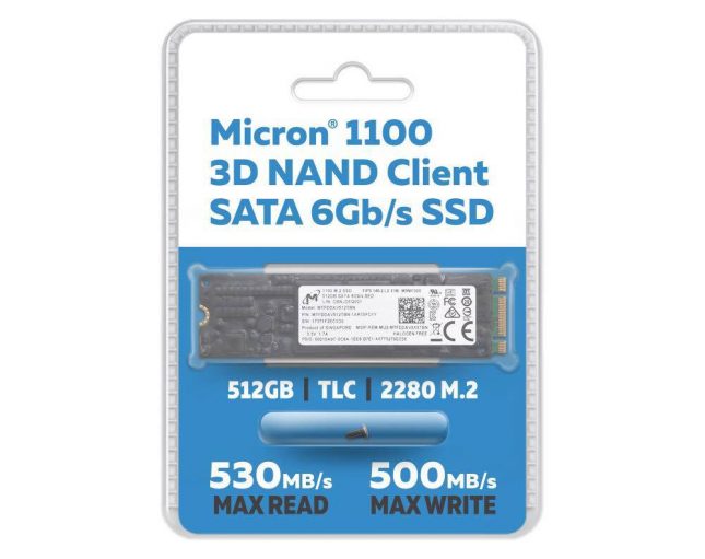 Micron 1100 512GB M.2 SATA SSD