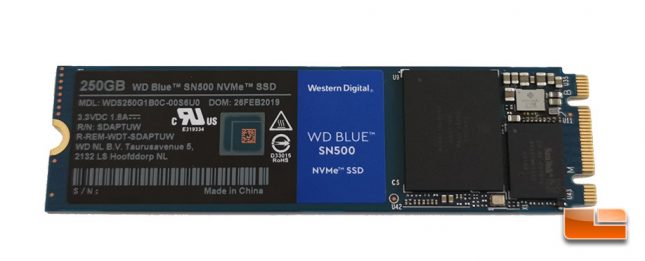 WD Blue SN500 250GB Drive
