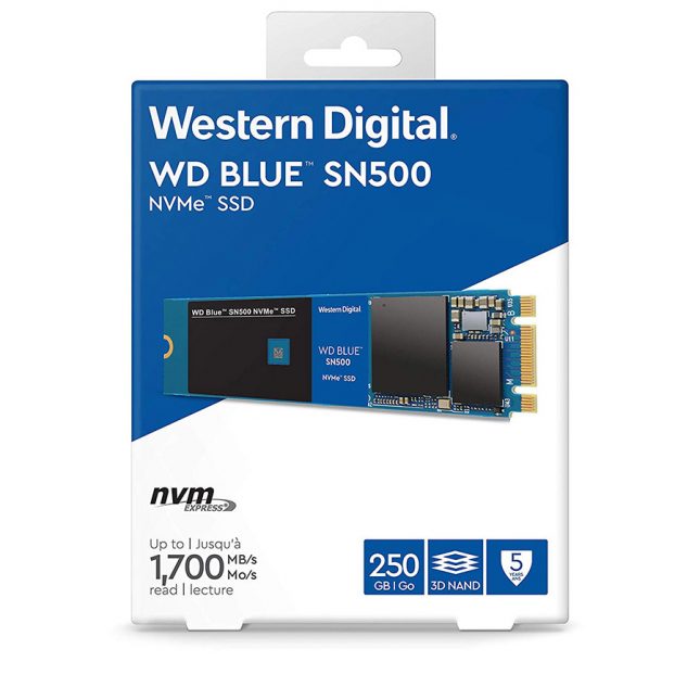 WD Blue SN500 NVMe SSD