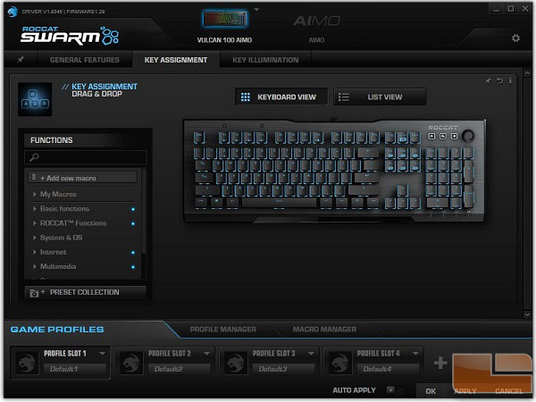 Roccat Vulcan 100 Aimo Gaming Keyboard Review Page 2 Of 3 Legit Reviews