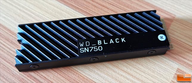 WD Black SN750 with heatsink