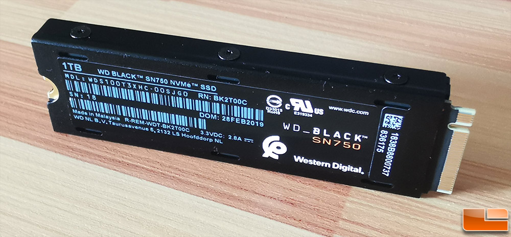 Wd Black Sn750 Nvme Ssd With Ekwb Heatsink Review Legit Reviews