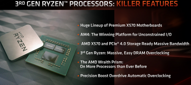 AMD Ryzen 3000 Series Features
