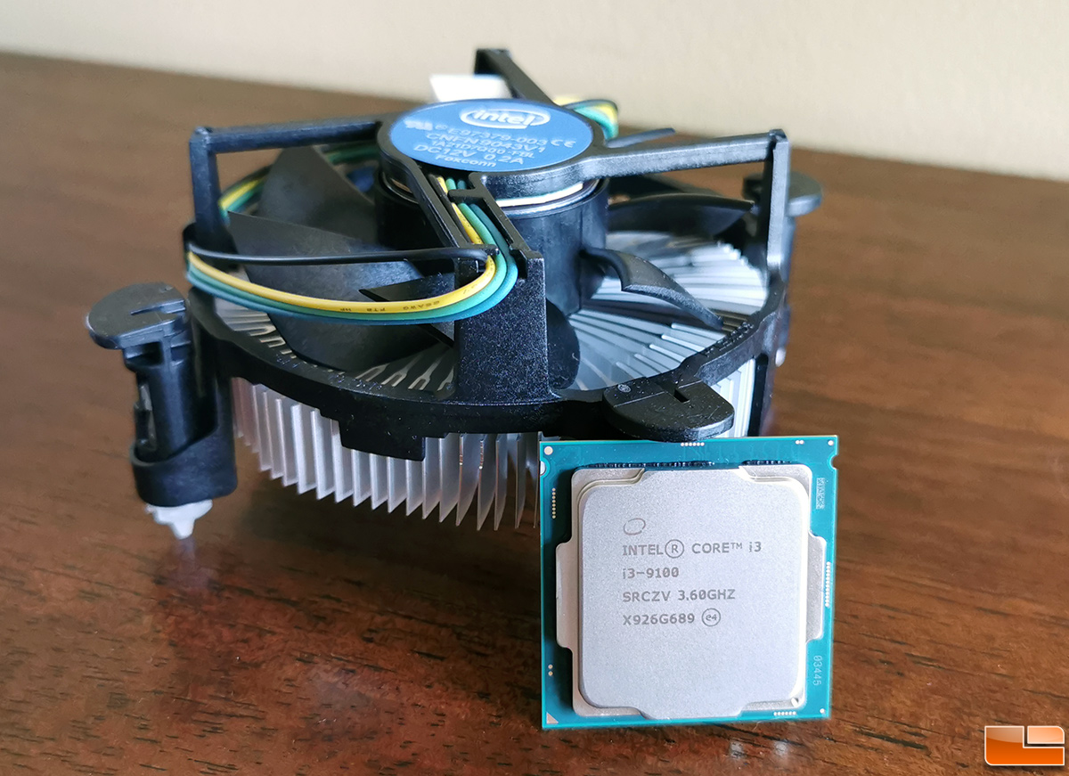 Intel Core i3-9100 4-Core Processor Review - Legit Reviews