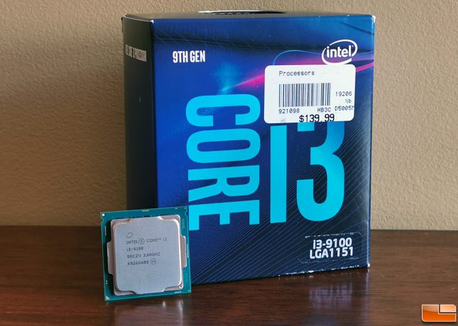 Intel Core i3-9100 Processor