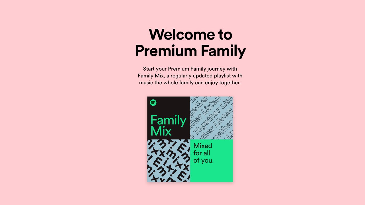 spotify premium family plan