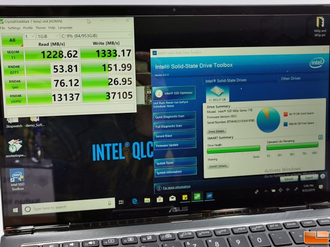 Intel SSD 660P 1TB SSD Performance