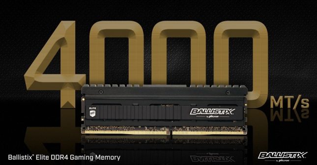 Ballistix Elite 4000MHz DDR4 RAM