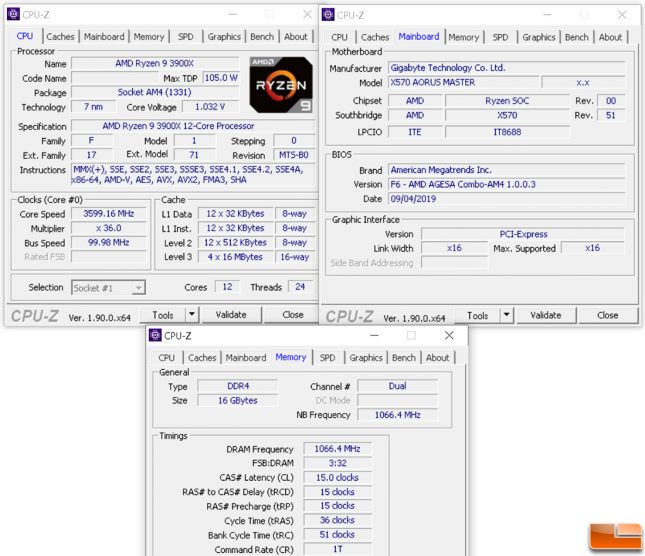 CPU-Z for Ryzen 3000 Boost Clock Test Platform