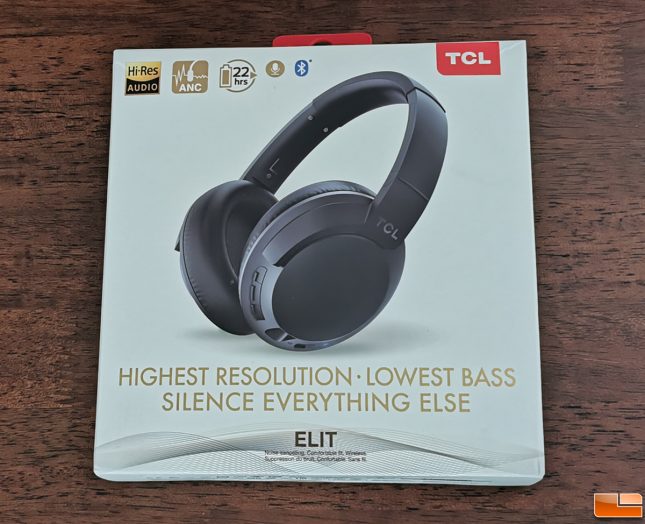 TCL ELIT400NC Headphones Retail Packaging