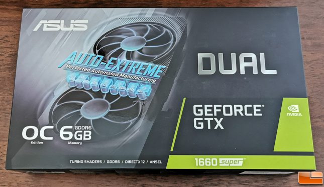 ASUS GeForce GTX 1660 SUPER DUAL