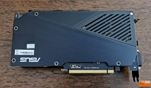 ASUS GeForce GTX 1660 SUPER DUAL Back