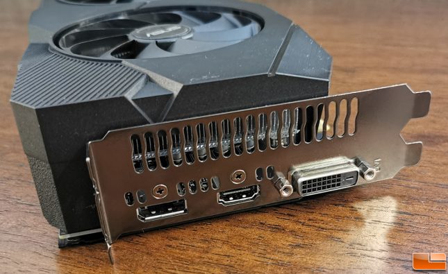 ASUS GeForce GTX 1660 SUPER DUAL Video Outputs