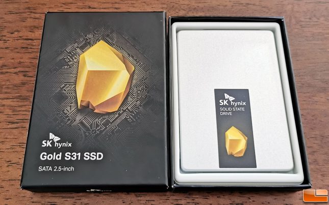 SK Hynix Gold S31 1TB SSD Retail Packaging